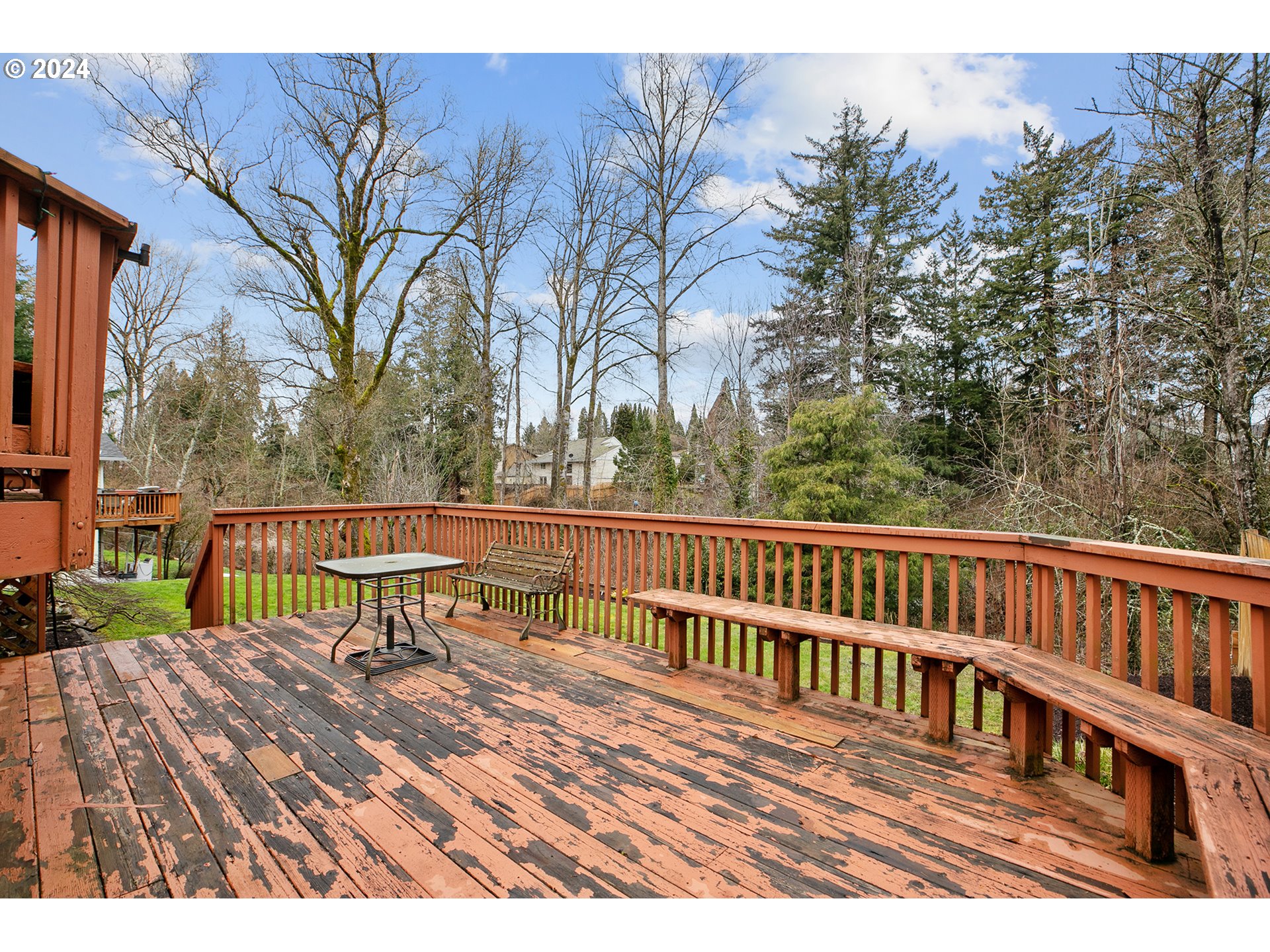 321 Northeast Scott Drive Gresham, OR 97030 - Photo 42 of 48 a view of balcony with wooden floor and fence