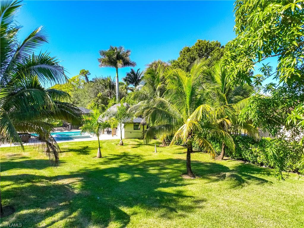1890 Oakes Boulevard, Unit A Naples, FL 34119 - Photo 36 of 50 a view of a backyard