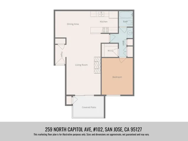 $399,980 | 259 North Capitol Avenue, Unit 102, San Jose, CA 95127