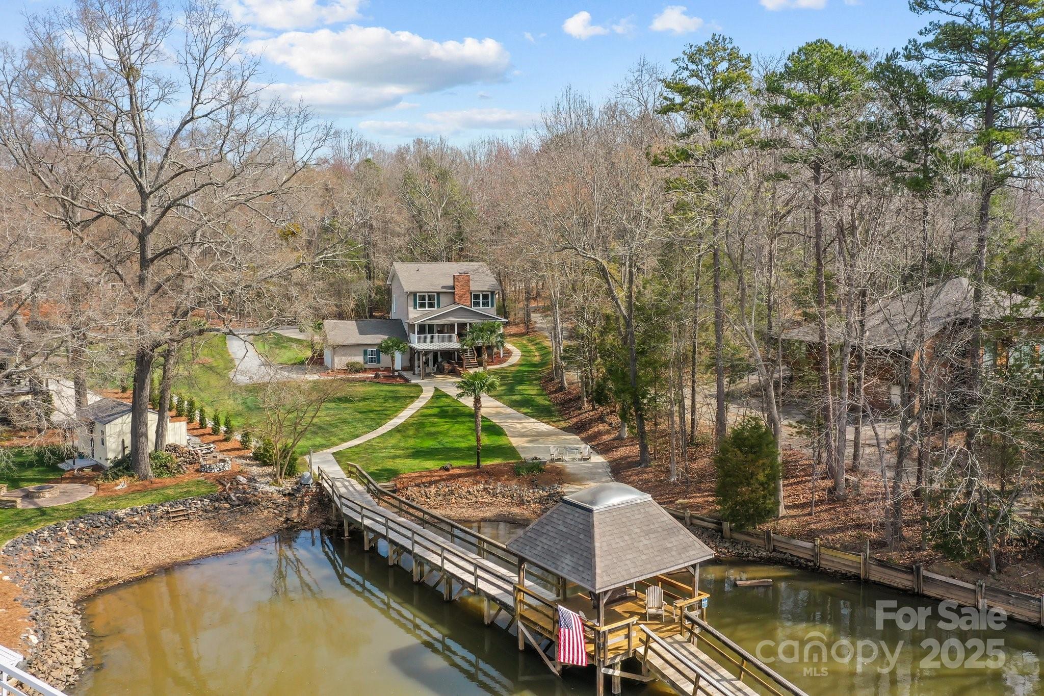 520 Mainsail Road Salisbury, NC 28146 - Photo 35 of 47 a view of a yard with chairs