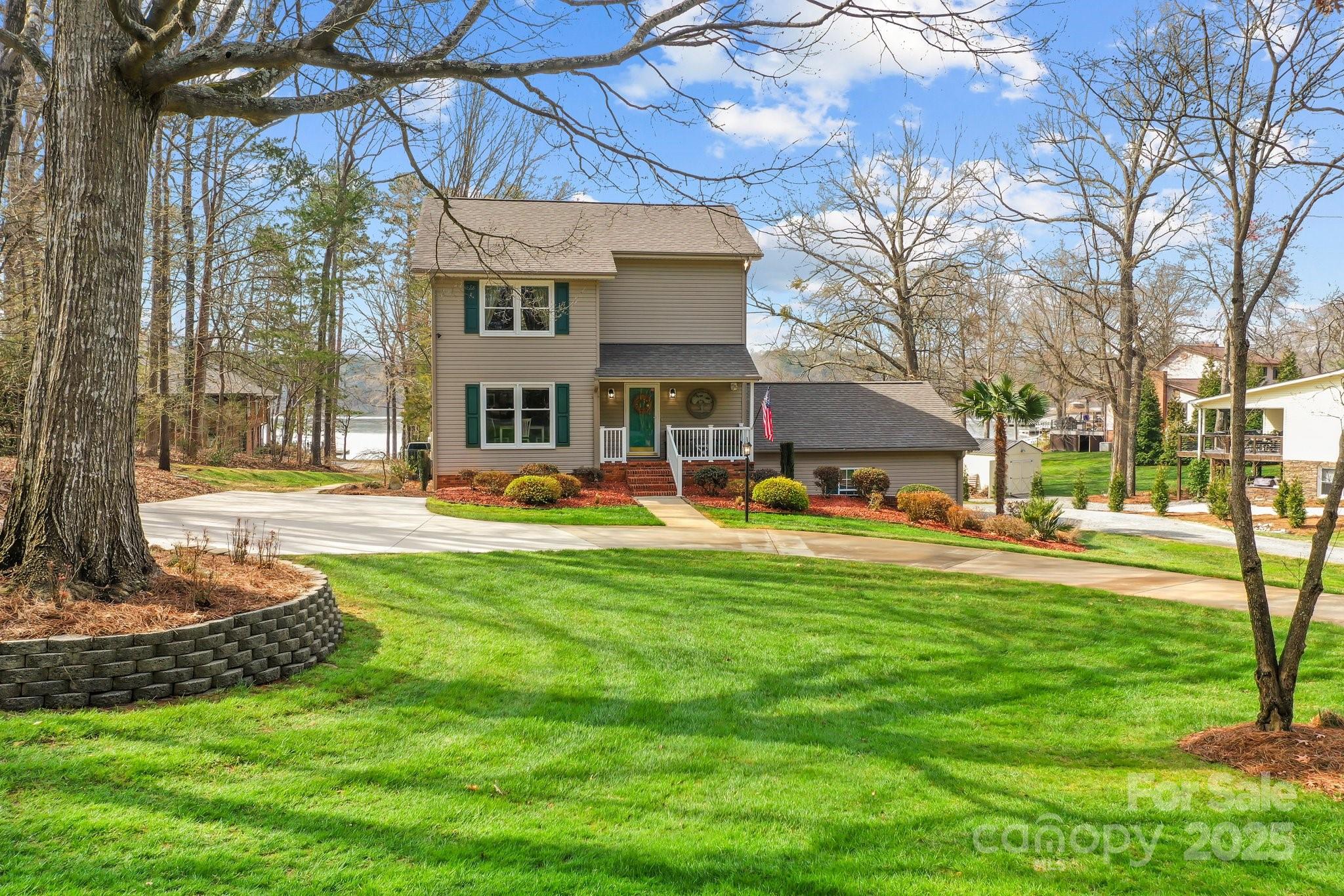 520 Mainsail Road Salisbury, NC 28146 - Photo 4 of 47 a swimming pool with outdoor seating and yard
