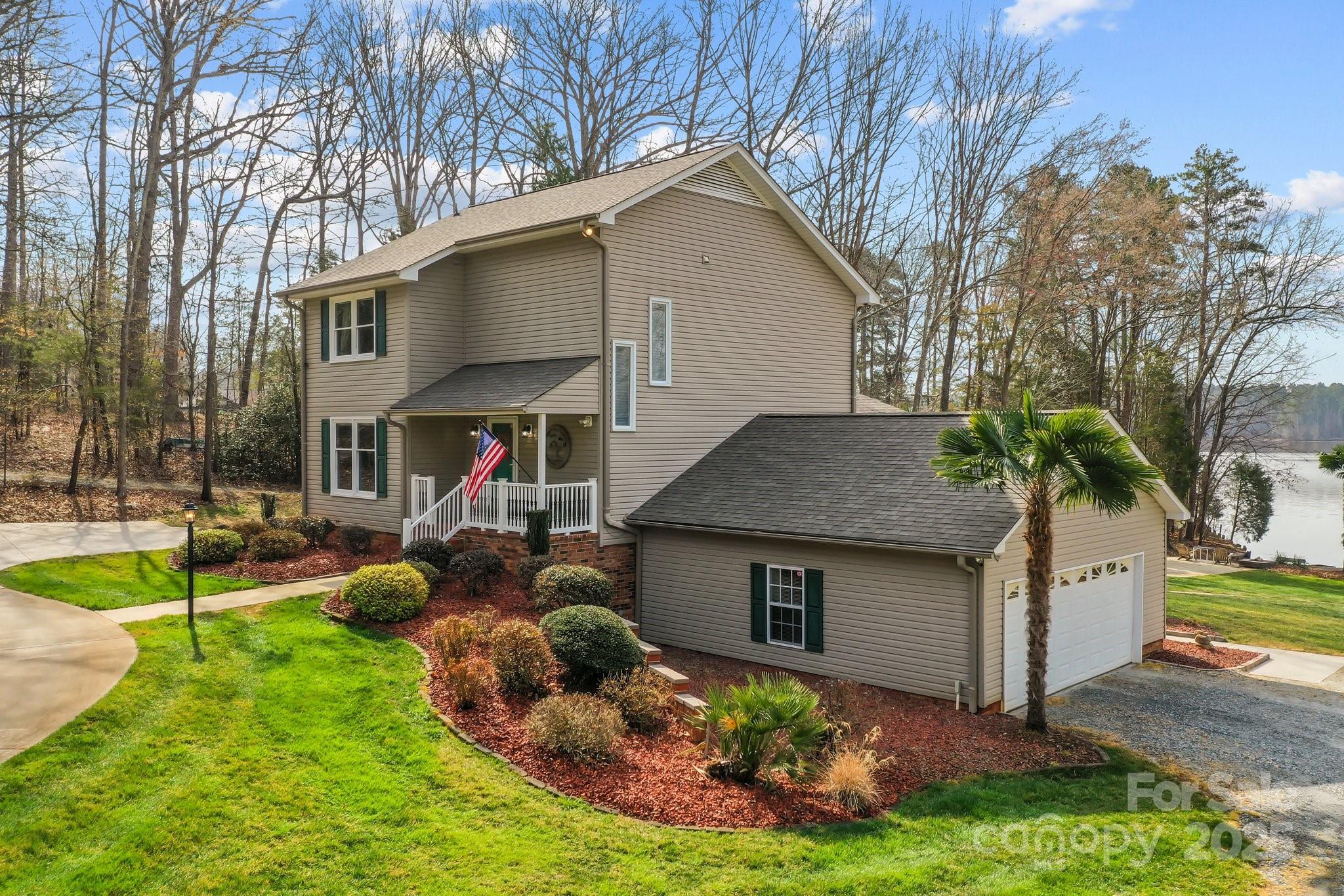 520 Mainsail Road Salisbury, NC 28146 - Photo 43 of 47 a front view of house with yard and green space
