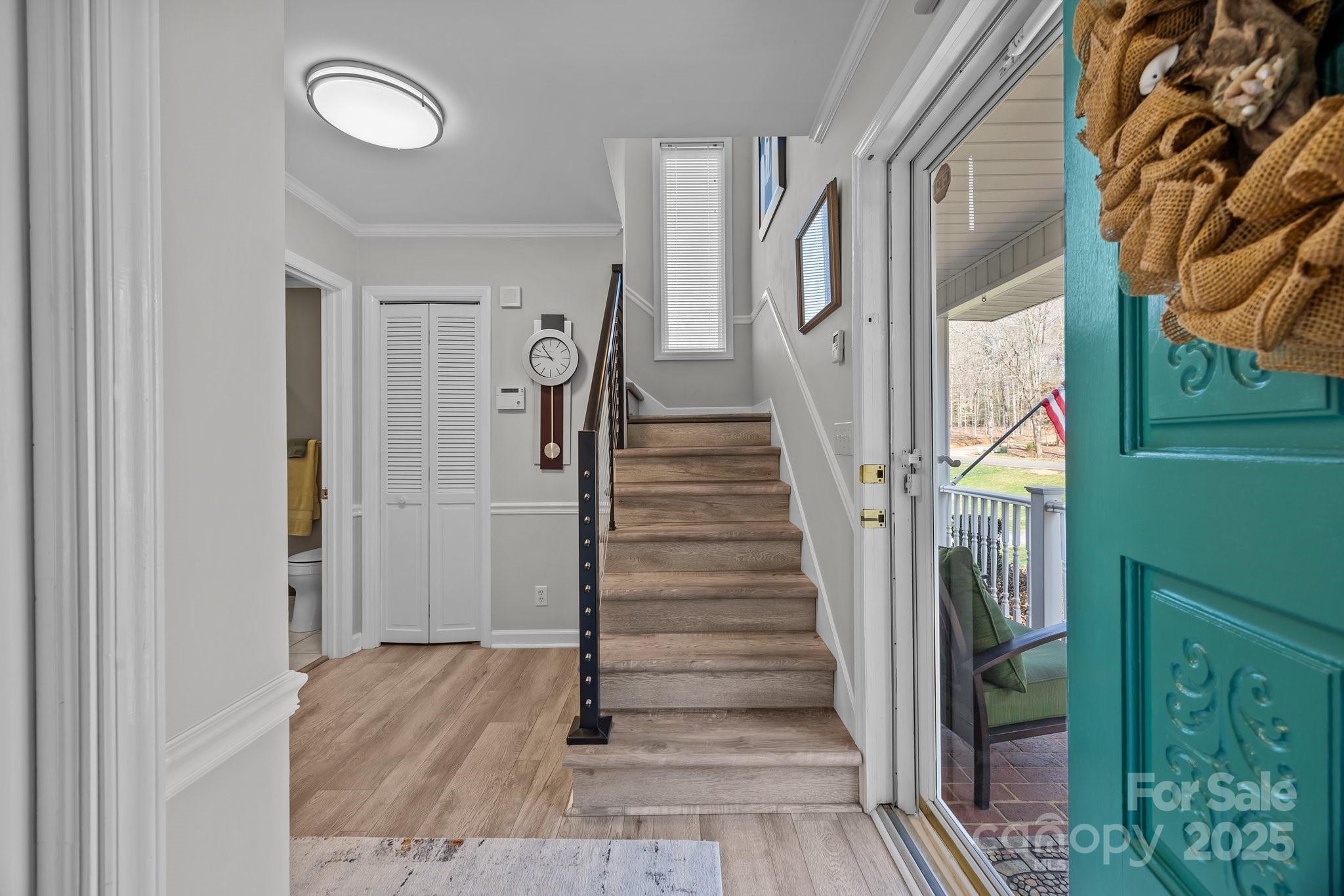520 Mainsail Road Salisbury, NC 28146 - Photo 5 of 47 a view of an entryway with wooden floor