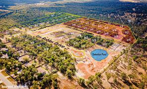 a view of a area with a tree