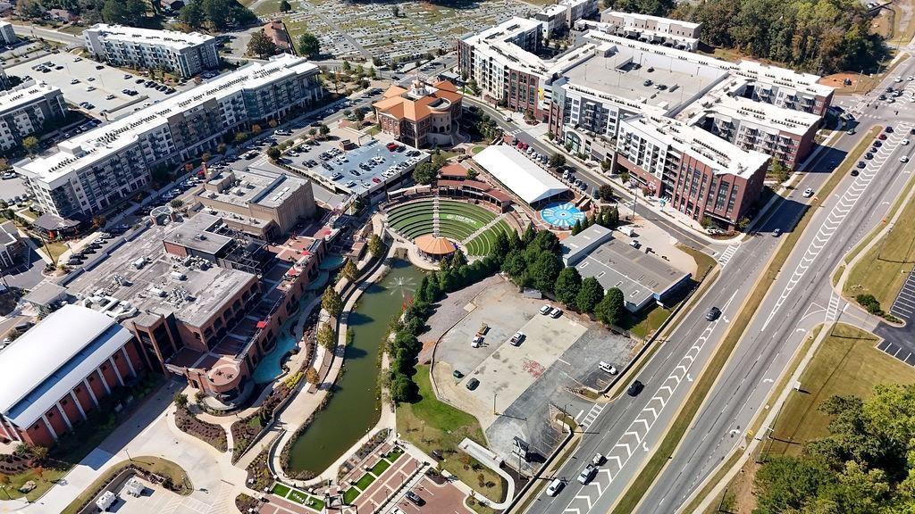 345 Sugarview Road Sugar Hill, GA 30518 - Photo 61 of 66 an aerial view of a city with lots of residential buildings