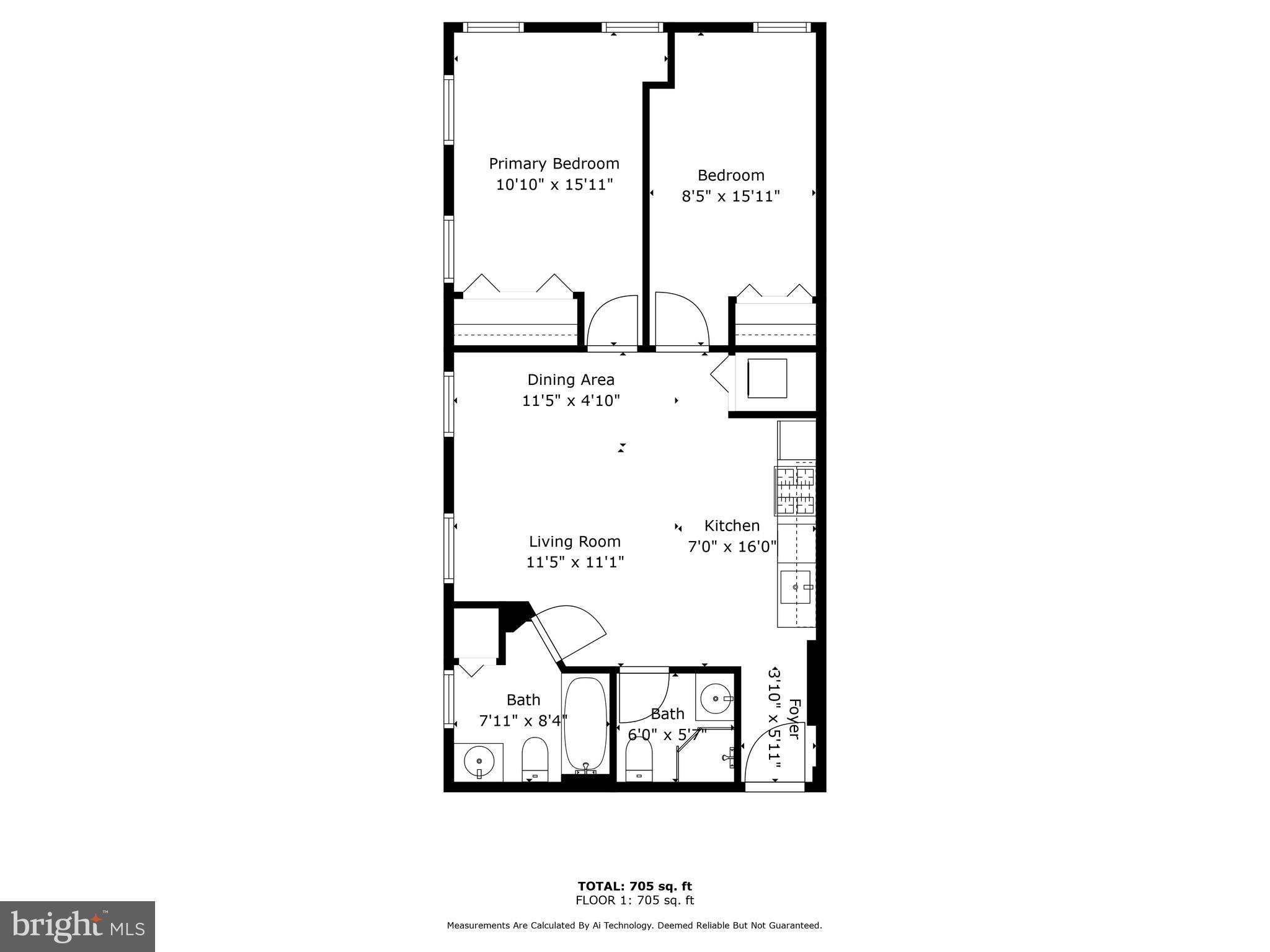 2128 Fleet Street Baltimore, MD 21231 - Photo 15 of 51 Two Bedroom Apartment