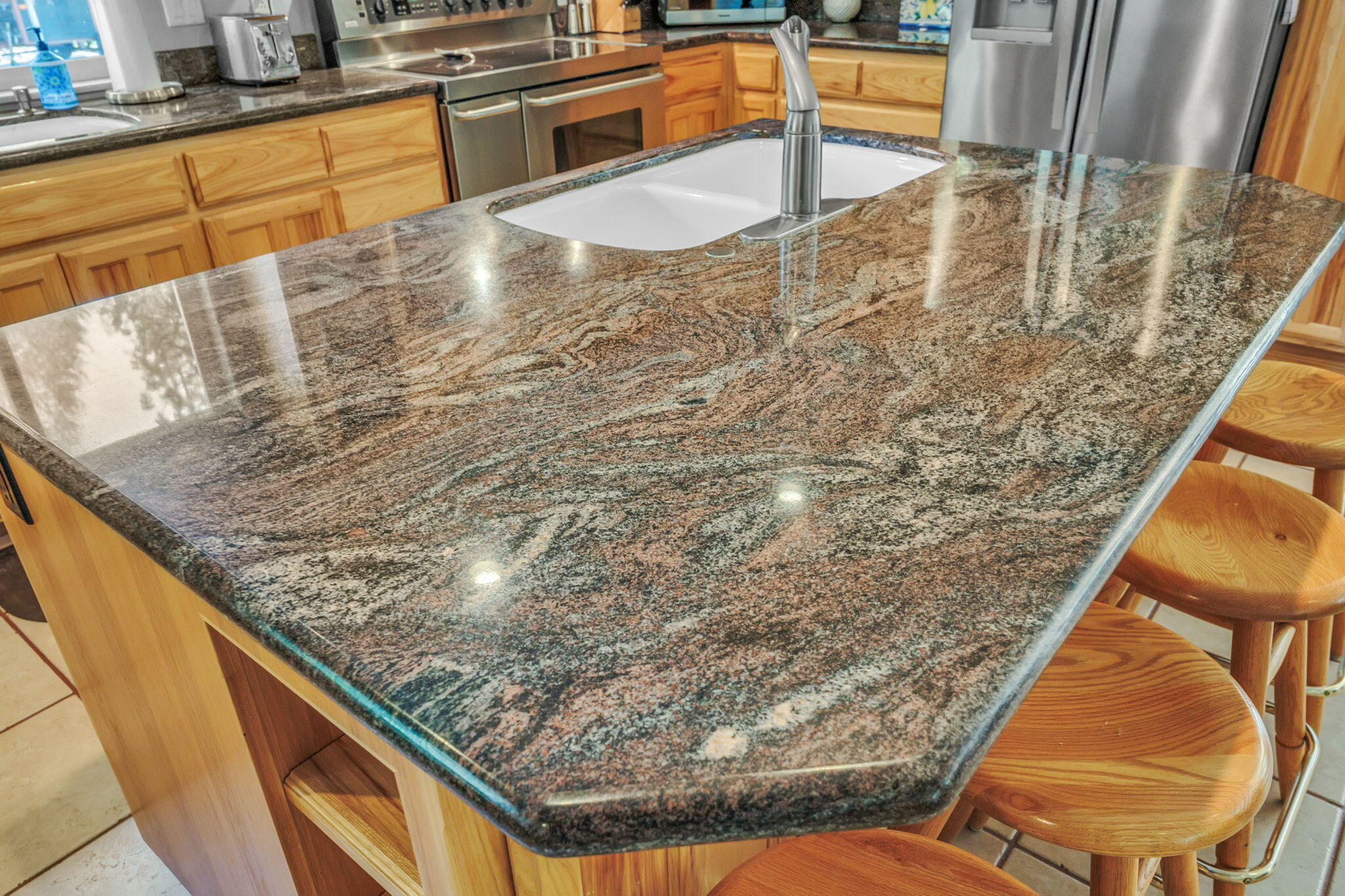 227 Highland Ranch Road Grants Pass, OR 97526 - Photo 8 of 28 Kitchen View Granite counter
