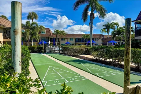 a view of a volley ball court