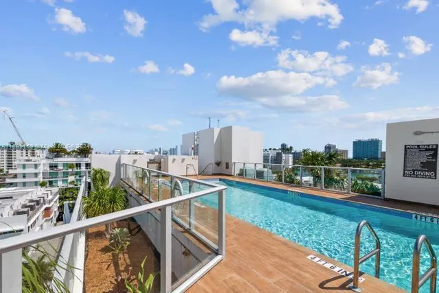 a view of a city from a balcony