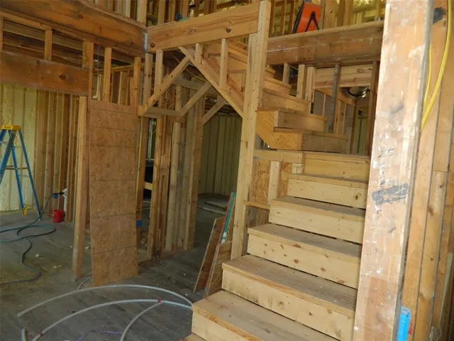 a bathroom with a sink and a shower