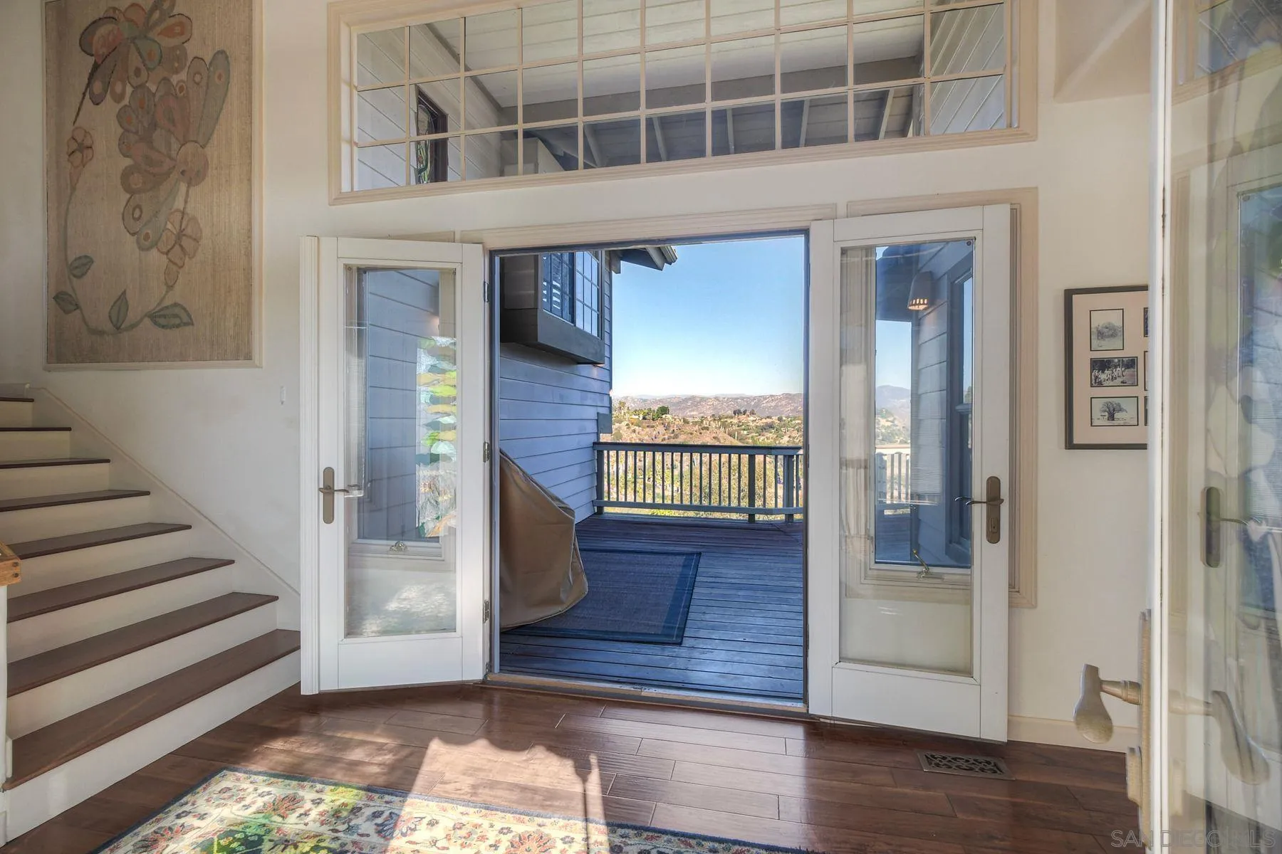 2848 Sunset Hills Escondido, CA 92025 - Photo 14 of 67 a view of a hallway with wooden floor and entryway