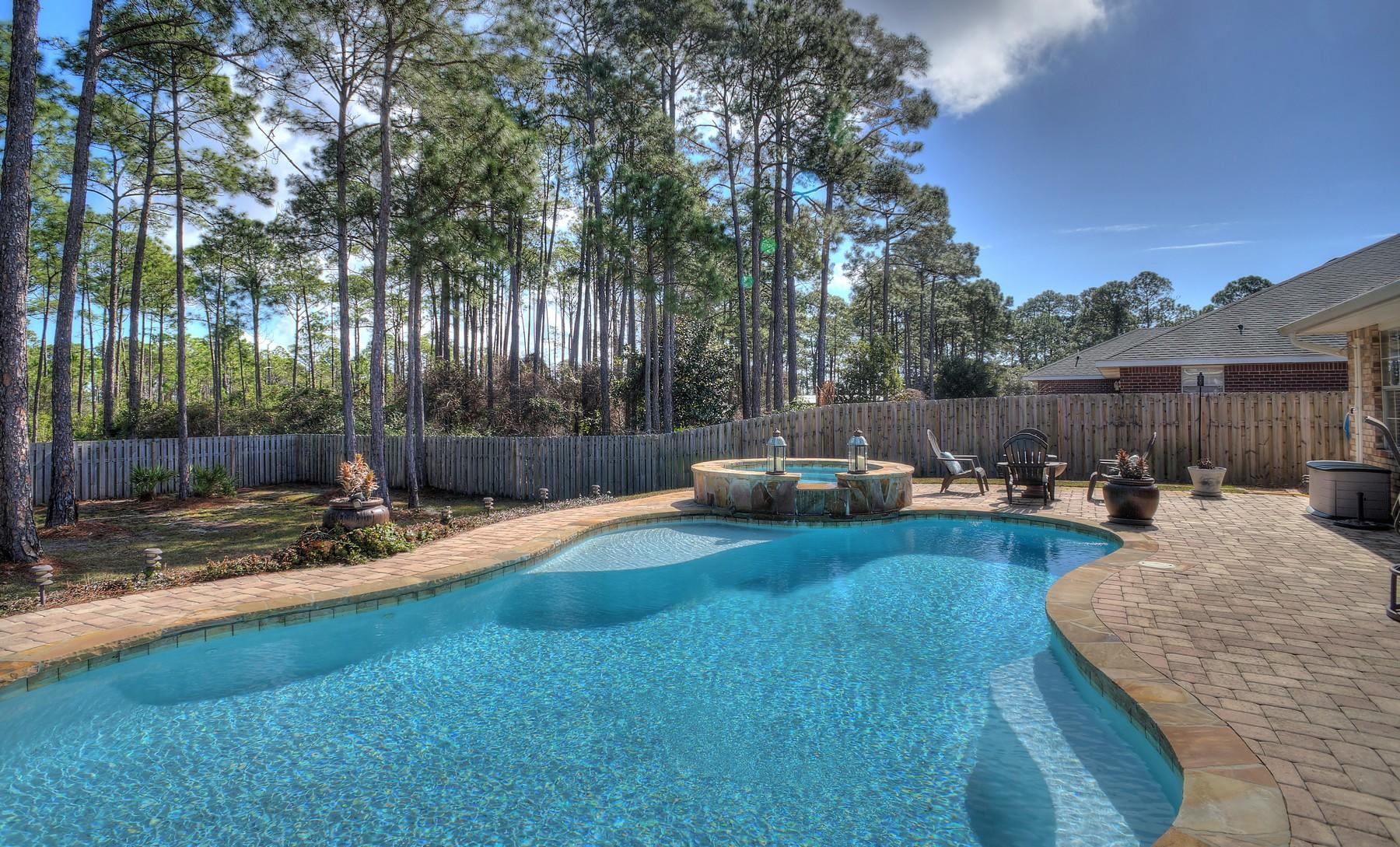 588 East Shipwreck Road Santa Rosa Beach, FL 32459 - Photo 6 of 29 a view of a backyard with furniture