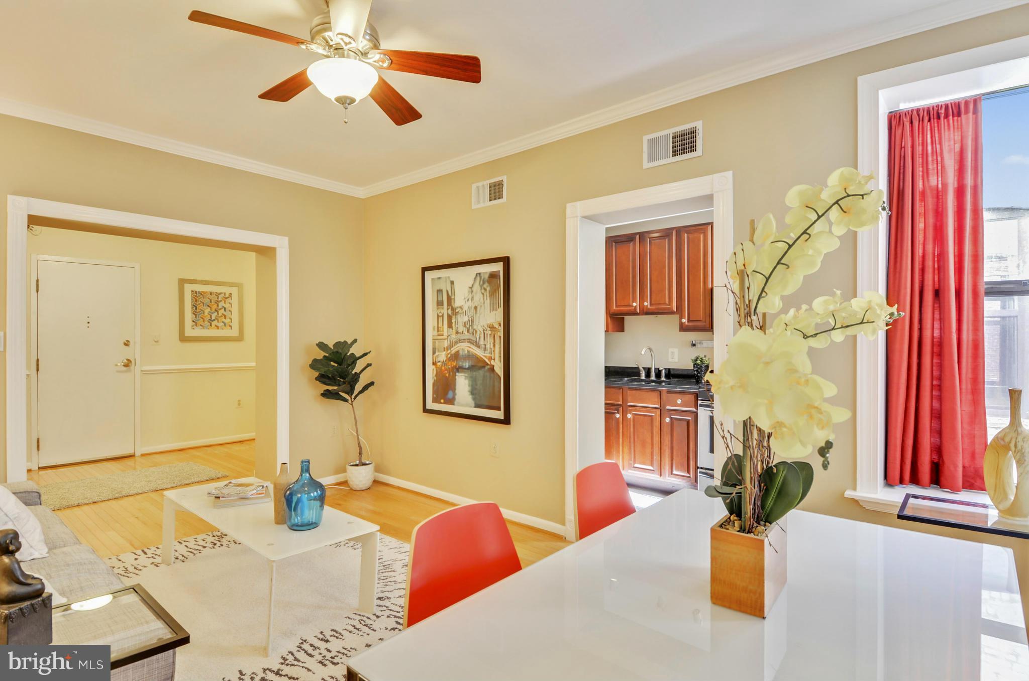 2633 Adams Mill Road Northwest, Unit 204 Washington, DC 20009 - Photo 3 of 21 Living and Dining Areas