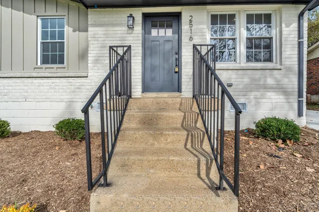 a view of a entryway door of the house