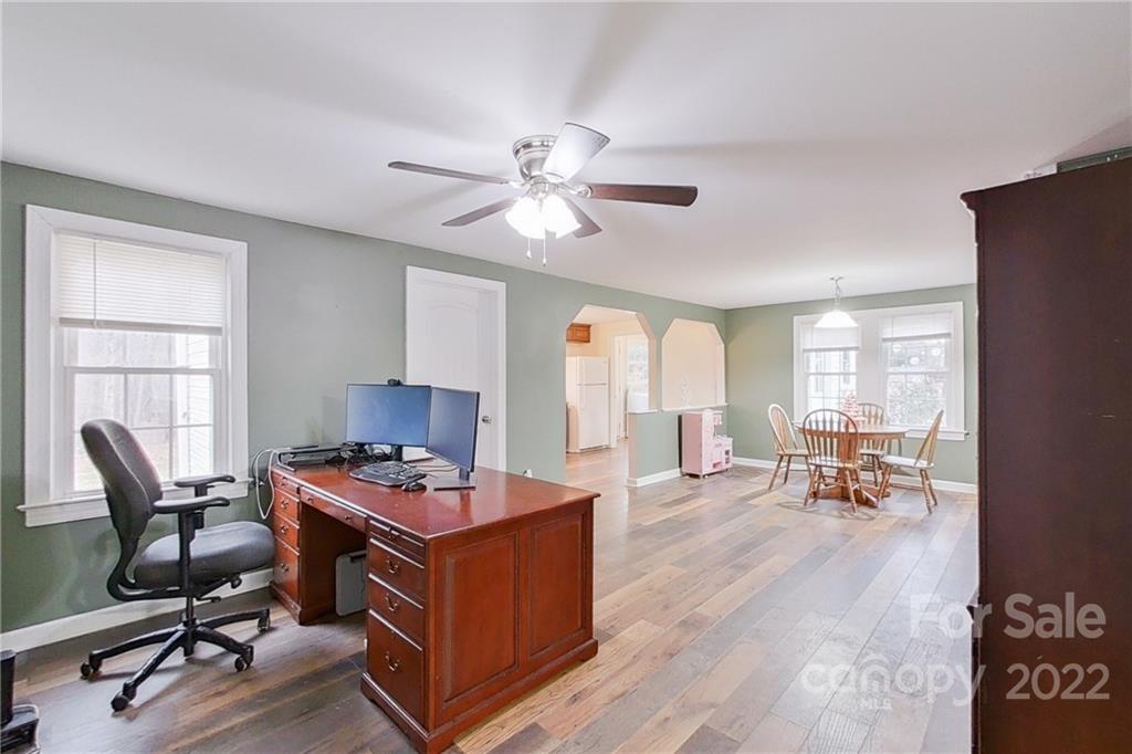 3701 Parkwood School Road Monroe, NC 28112 - Photo 28 of 36 a view of a workspace with furniture and a window