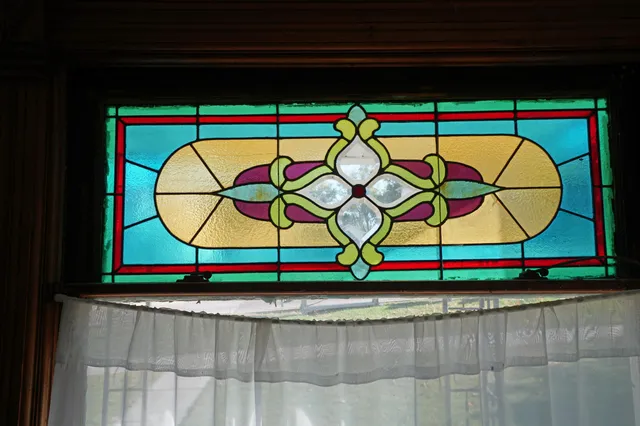 a view of a room with and entertaining space