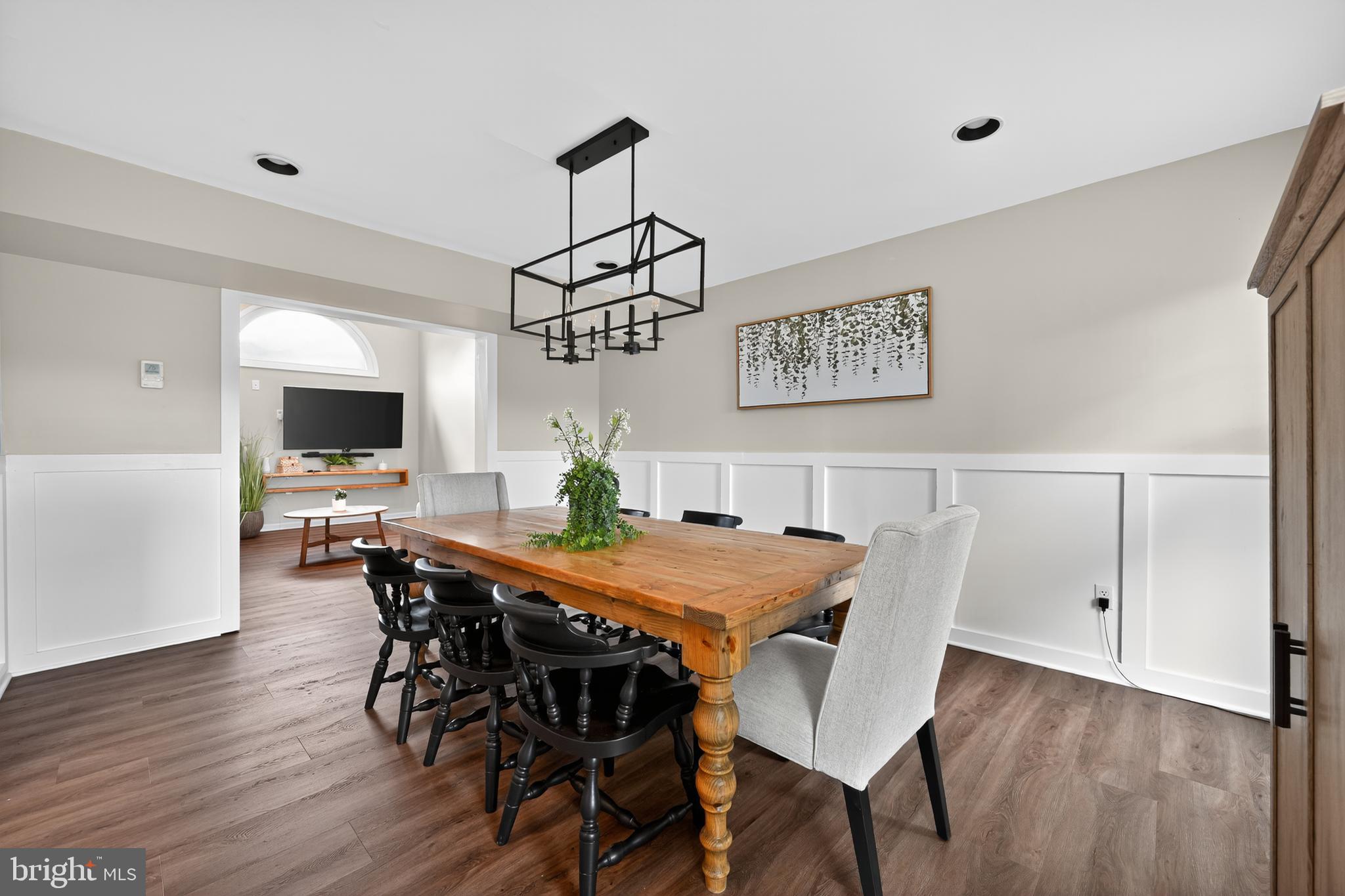 1656 South Ash Circle Jamison, PA 18929 - Photo 12 of 30 a view of a dining room with furniture and wooden floor