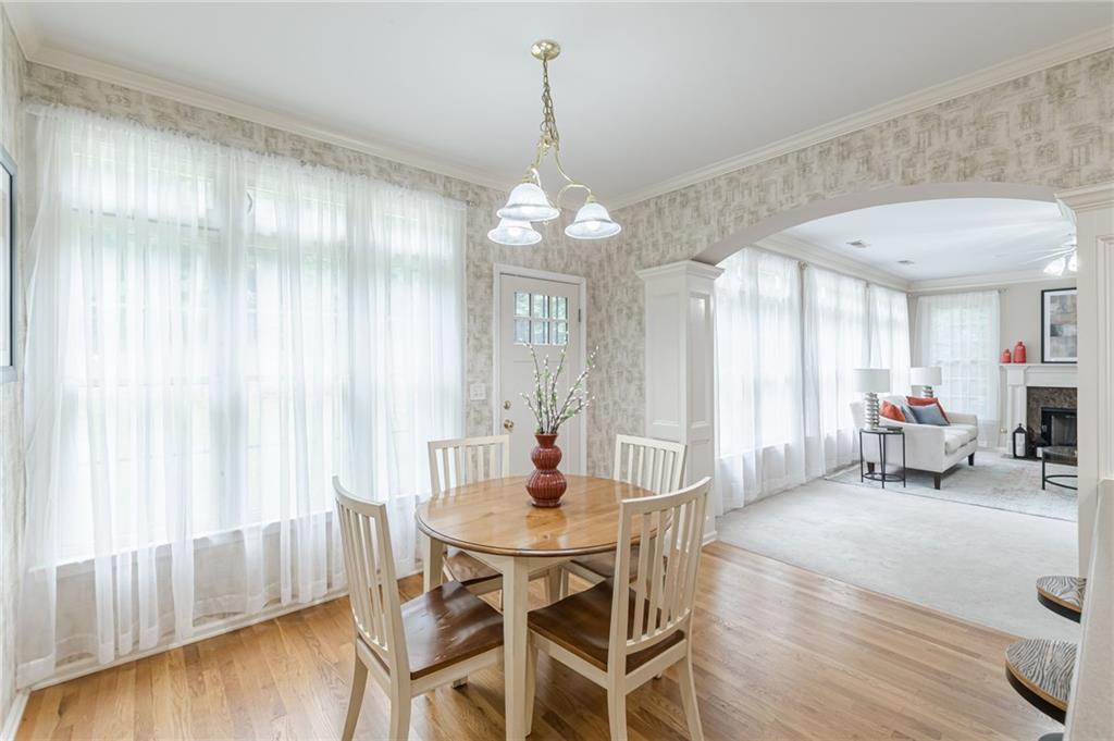 700 James Madison Drive South Fulton, GA 30331 - Photo 21 of 57 a view of a dining room with furniture window and wooden floor