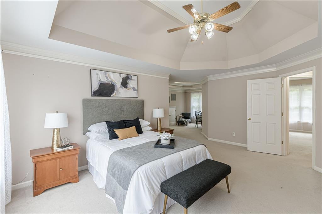 700 James Madison Drive South Fulton, GA 30331 - Photo 50 of 57 a bedroom with furniture and a lamp