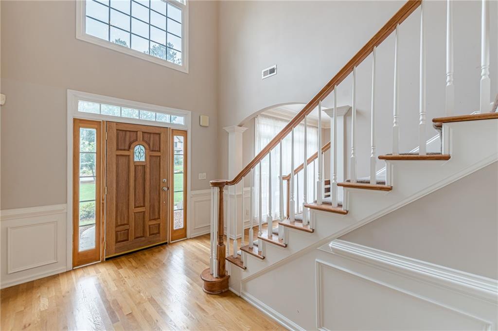 700 James Madison Drive South Fulton, GA 30331 - Photo 6 of 57 a view of entryway and hall with wooden floor