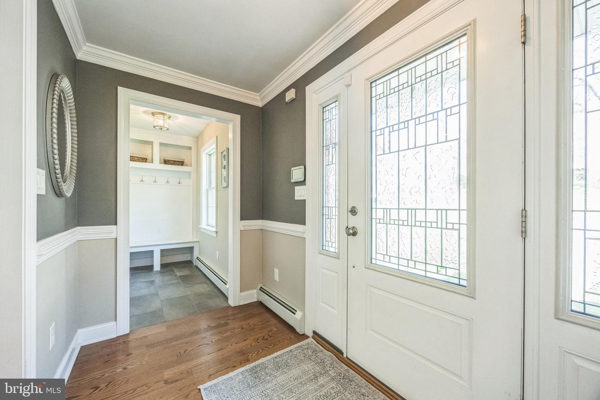Entry with mudroom