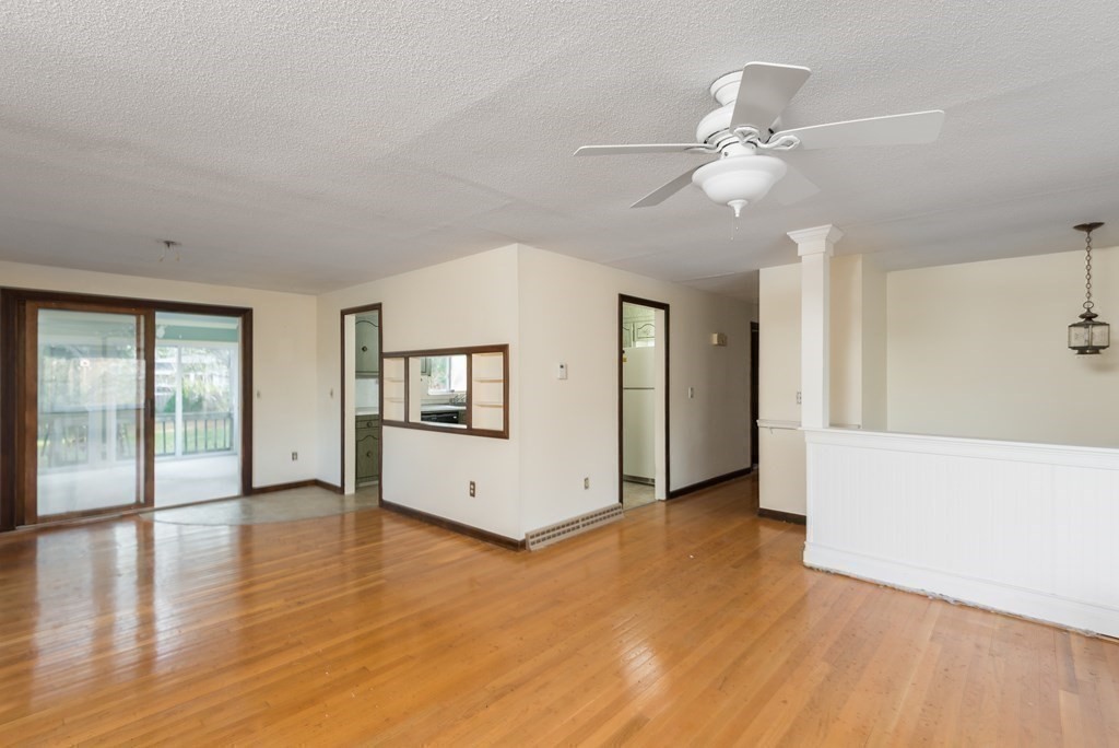 26 Carver Road Plymouth, MA 02360 - Photo 8 of 25 a view of an empty room with wooden floor and a window