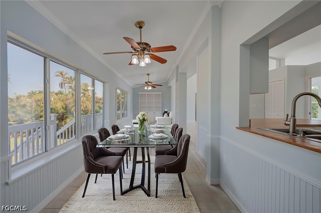 16380 Arbor Ridge Drive Fort Myers, FL 33908 - Photo 19 of 47 a view of a dining room with furniture window and outside view