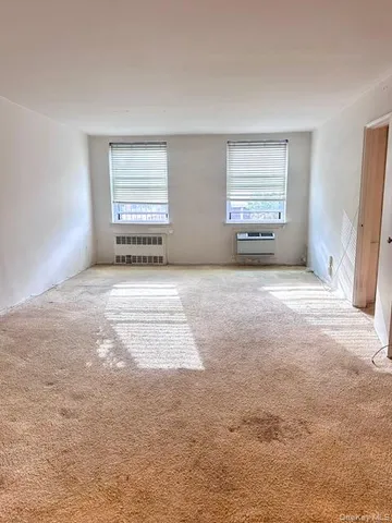 a view of a room with window