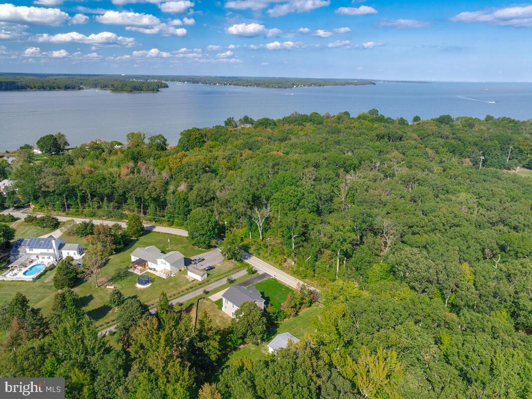 6440 West Shady Side Road Shady Side, MD 20764 - Photo 10 of 51 Aerial View North to West River/Chesapeake Bay