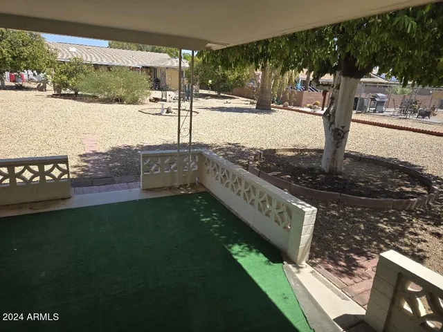 a view of outdoor space with swimming pool