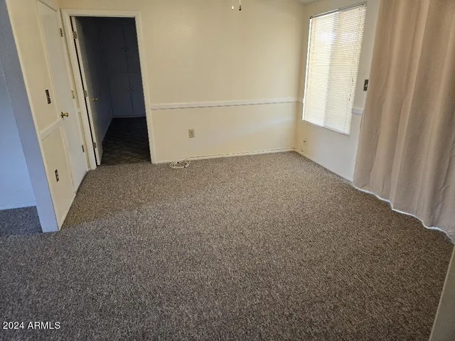 a view of a room with an empty room