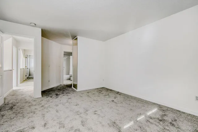 a view of an empty room