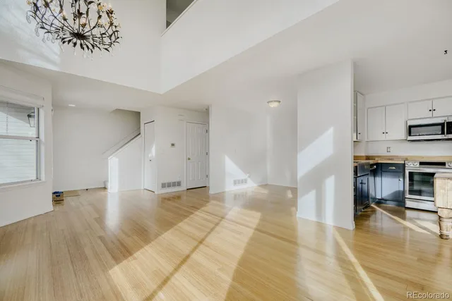 a view of a brick house with a potted plant