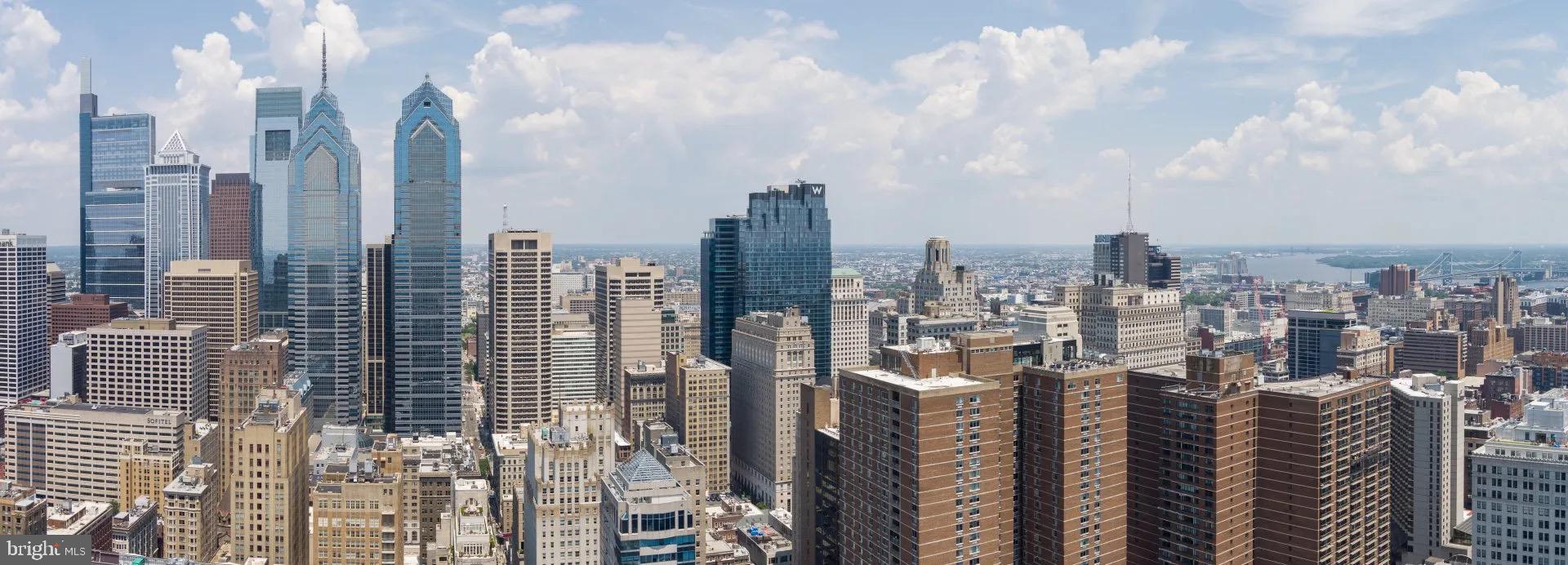 1500 Locust Street, Unit 1B2706 Philadelphia, PA 19102 - Photo 25 of 25 a city view with lot of high rise buildings