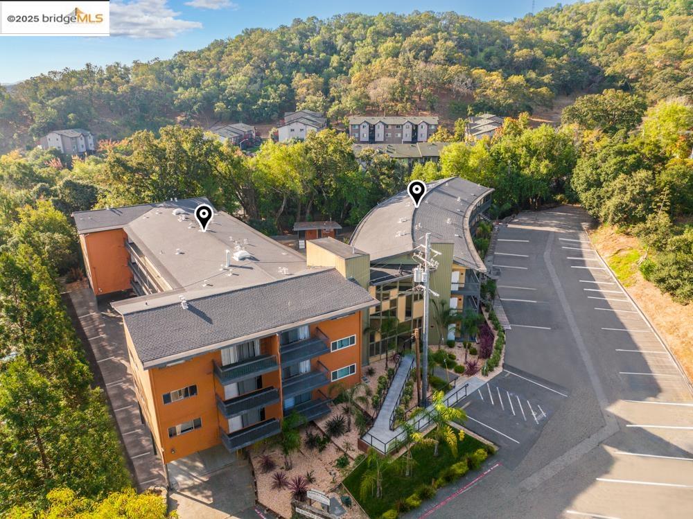 195 Los Robles Road Novato, CA 94949 - Photo 13 of 26 an aerial view of a house with a yard and lake view