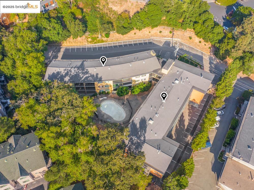 195 Los Robles Road Novato, CA 94949 - Photo 10 of 26 an aerial view of a house with a yard and garden