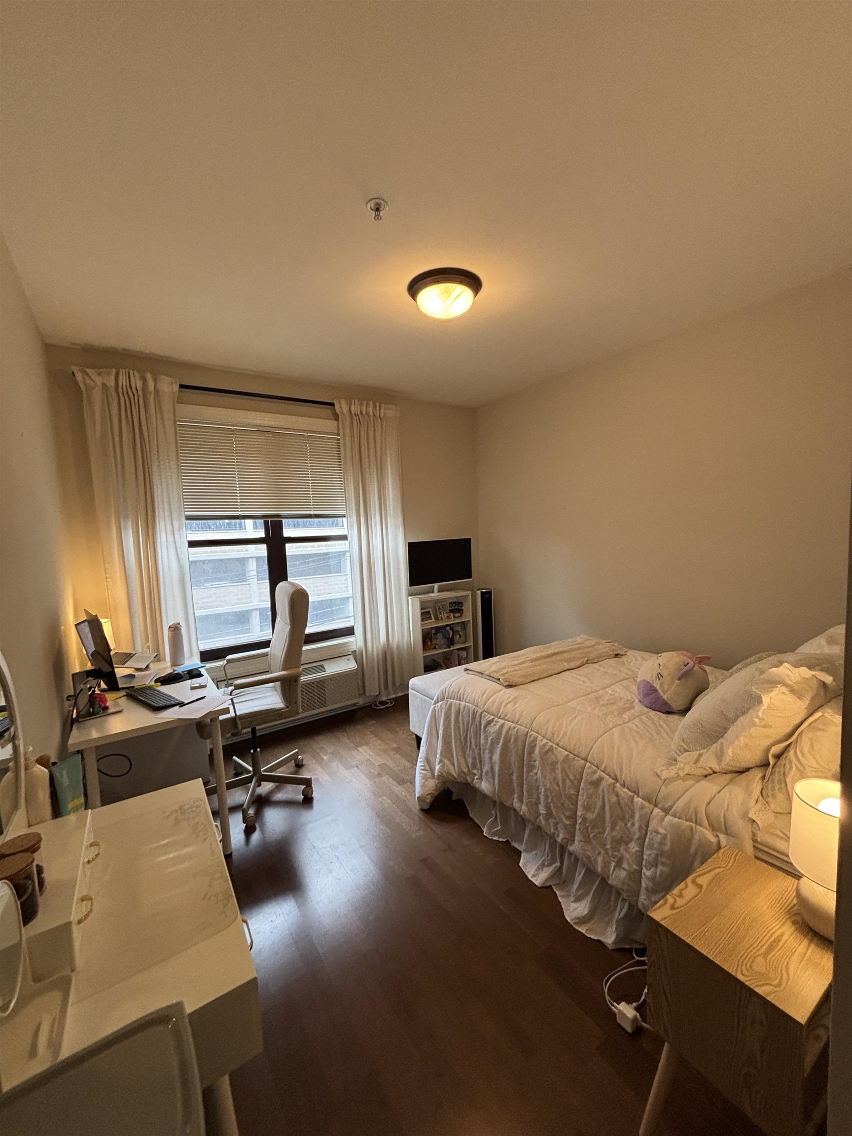 100 Marshall Street, Unit 316 Hoboken, NJ 07030 - Photo 4 of 9 a bedroom with bed and window