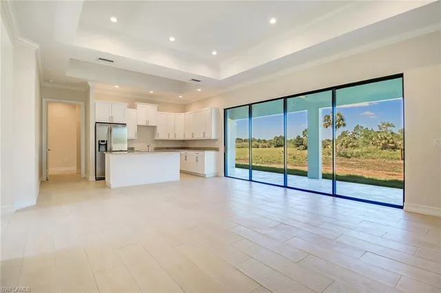 a view of a porch and a yard