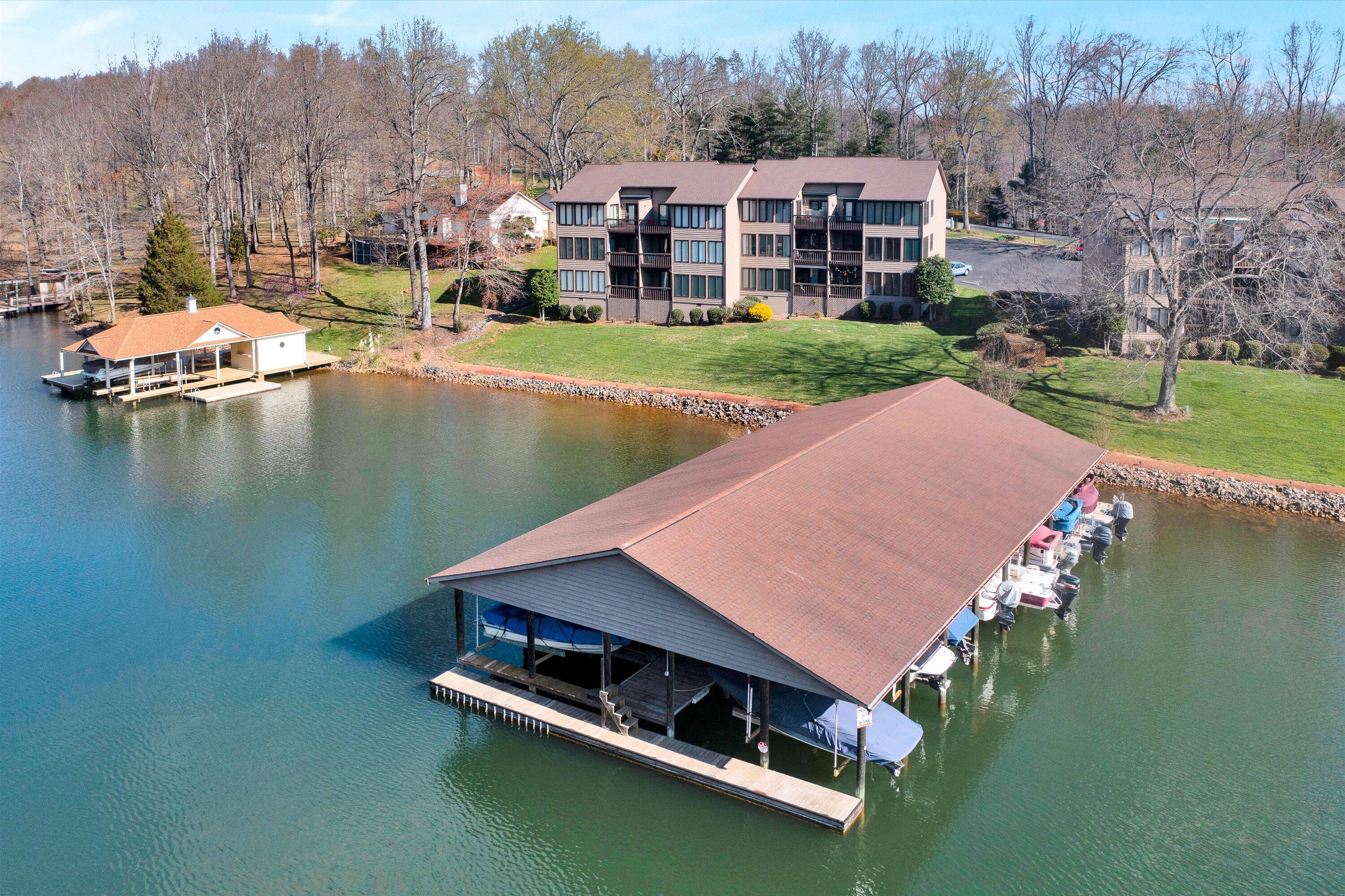 600 Monte Vista Road, Unit 802 Union Hall, VA 24176 - Photo 27 of 32 a view of a lake with a house