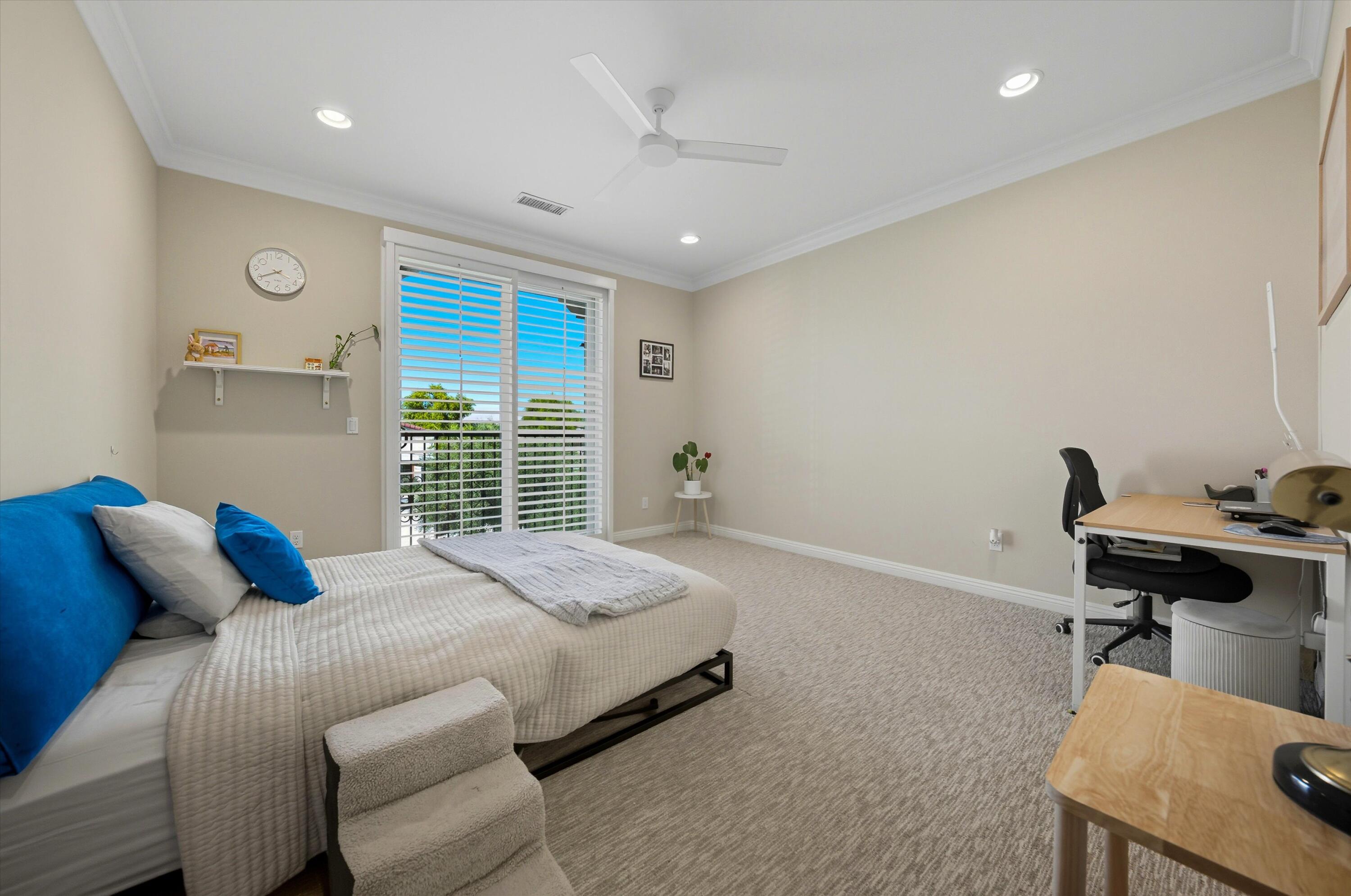 80256 Redstone Way, Unit V93 La Quinta, CA 92253 - Photo 27 of 37 a bedroom with a bed and a desk