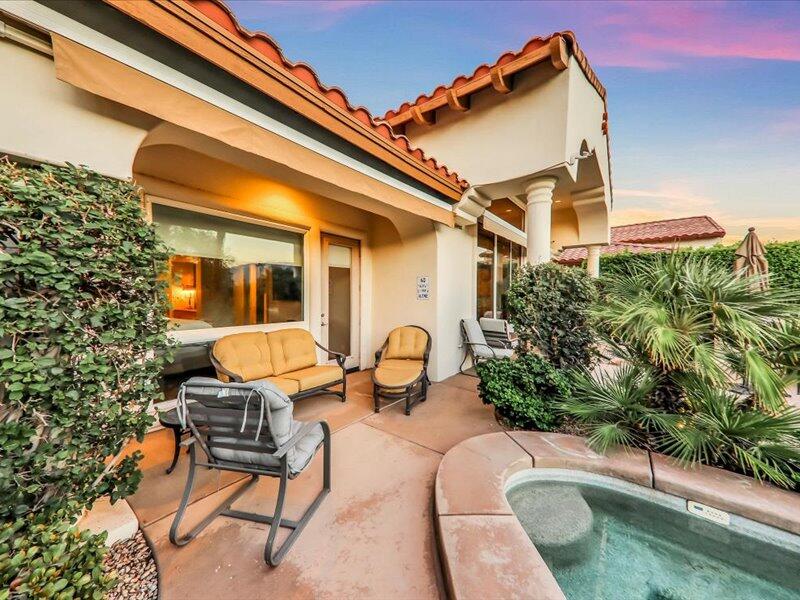 79995 Rancho La Quinta Drive La Quinta, CA 92253 - Photo 44 of 50 a backyard of a house with seating space