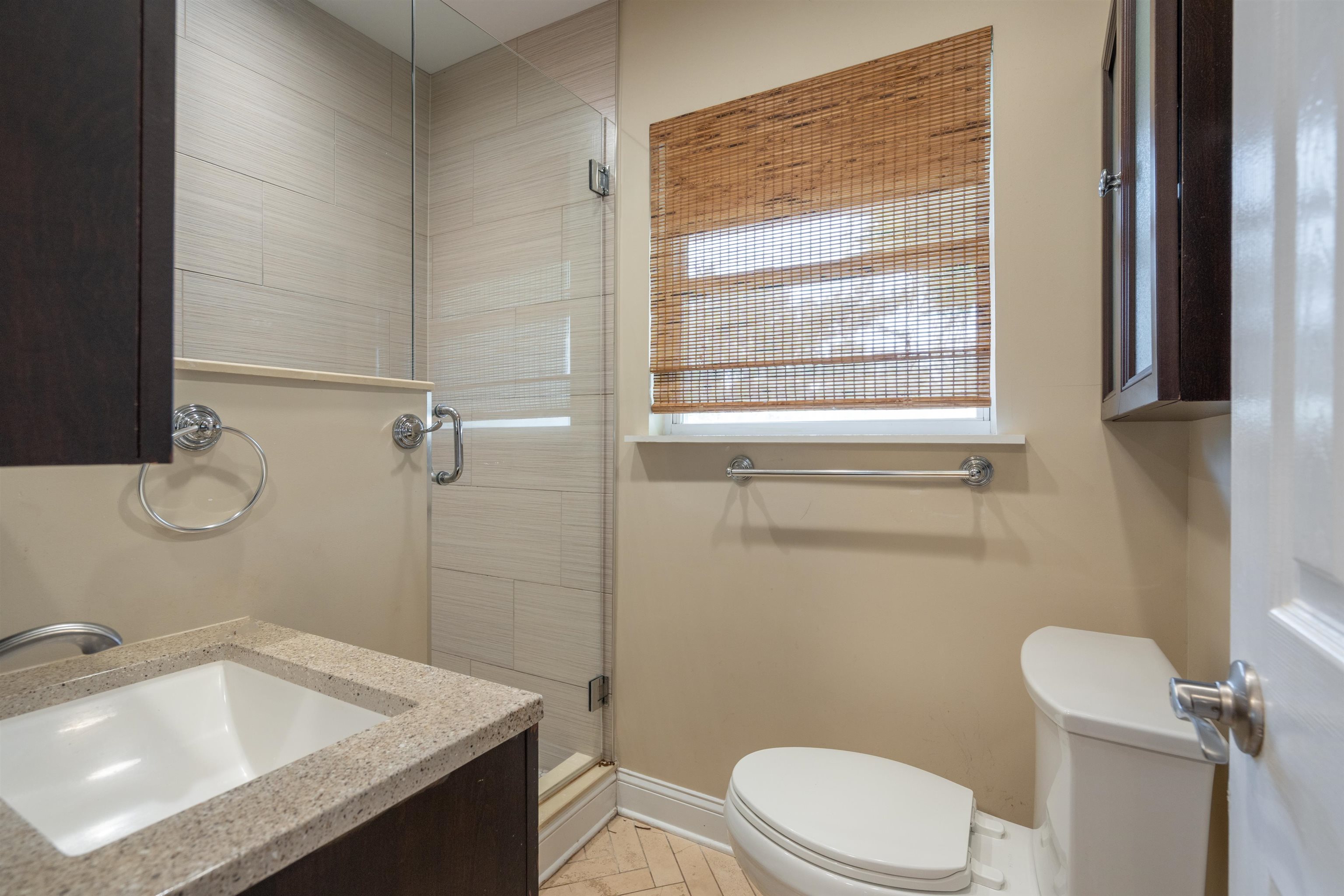 146 Menendez Road St. Augustine, FL 32080 - Photo 26 of 39 a bathroom with a sink a toilet and shower