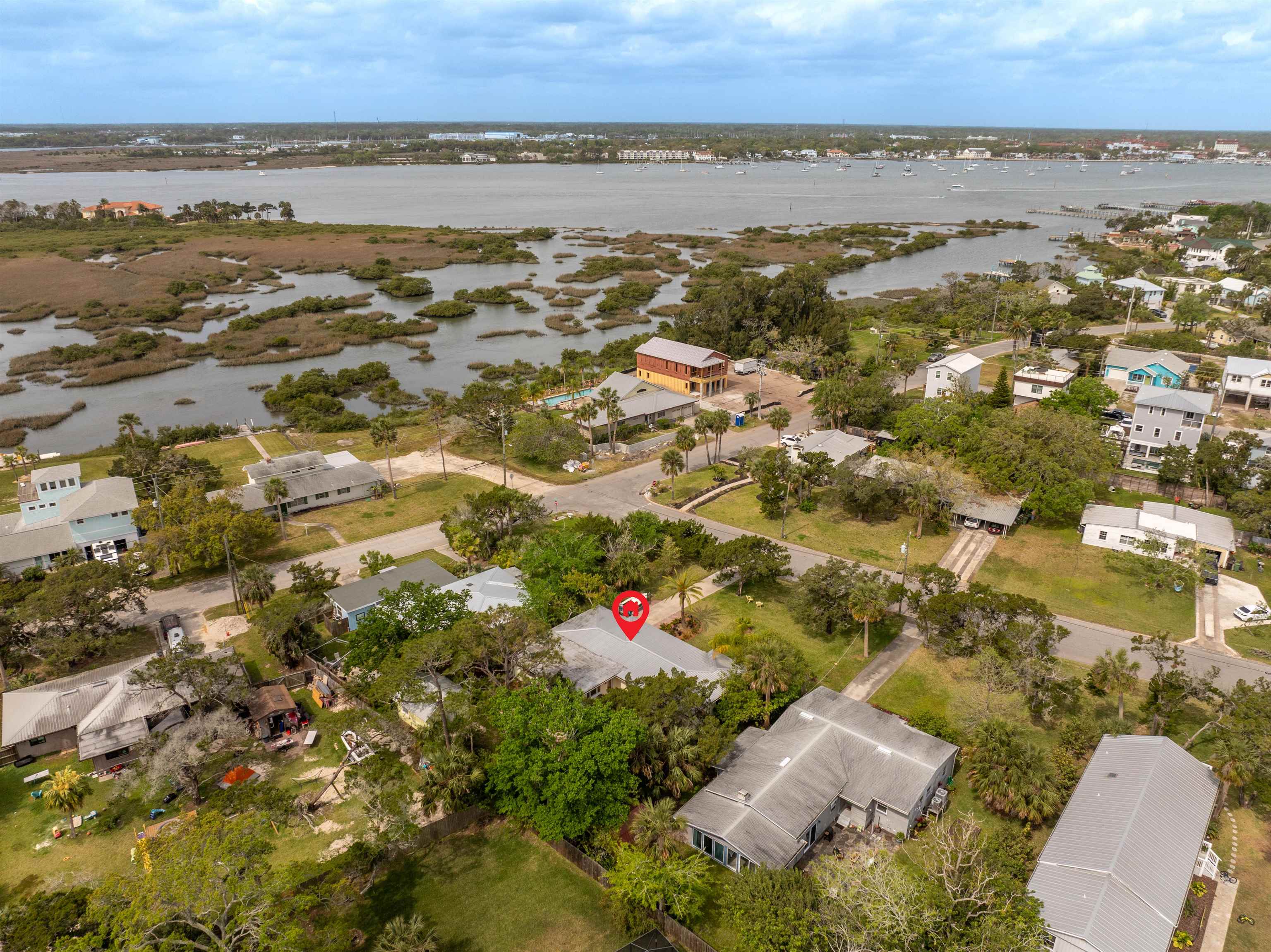 146 Menendez Road St. Augustine, FL 32080 - Photo 35 of 39 an aerial view of a city