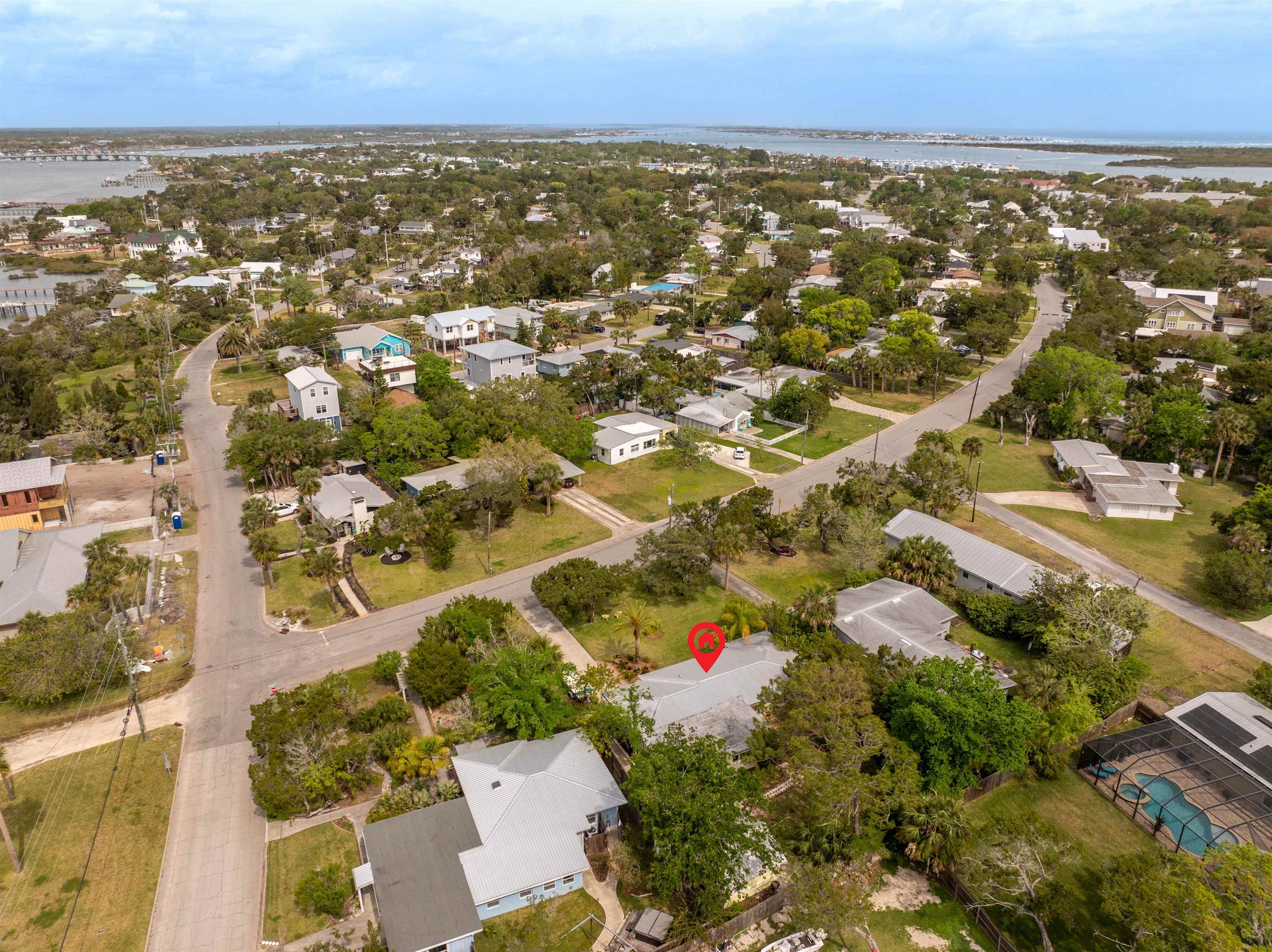 146 Menendez Road St. Augustine, FL 32080 - Photo 38 of 39 an aerial view of residential building and residential space