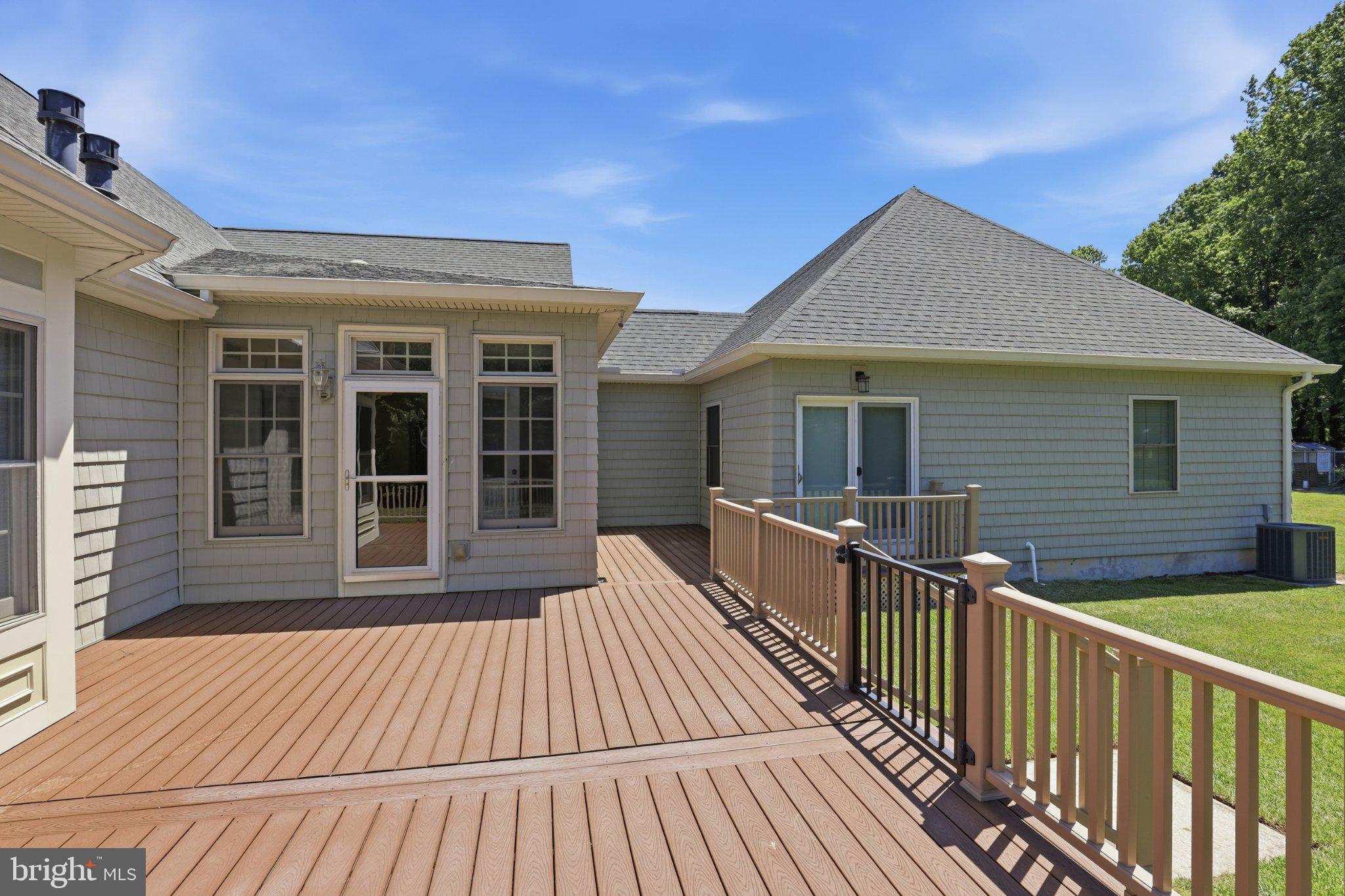 16932 Fitzgeralds Road Lincoln, DE 19960 - Photo 91 of 103 Spacious deck for outdoor living.