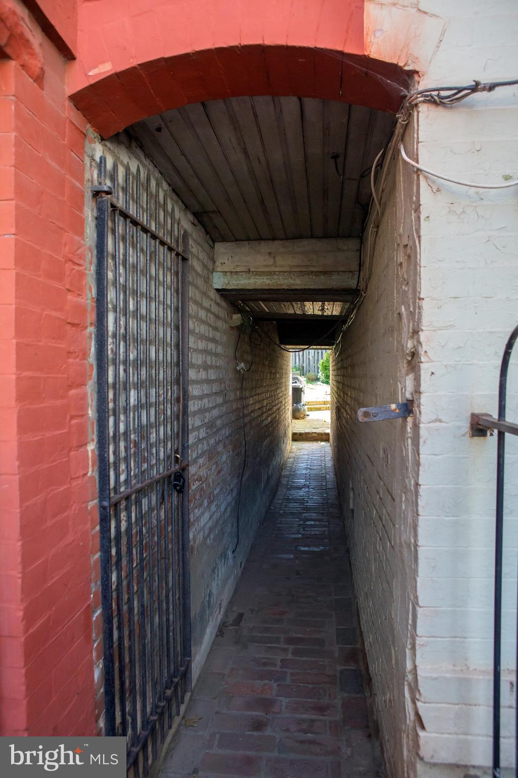 215 5th Street Southeast Washington, DC 20003 - Photo 44 of 53 Exterior Building Passage to Rear Yard