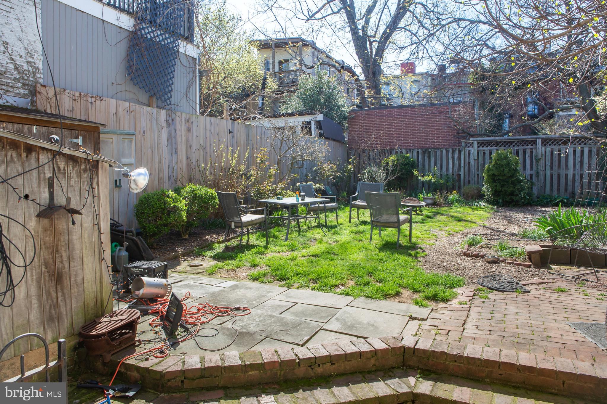 215 5th Street Southeast Washington, DC 20003 - Photo 46 of 53 Rear Yard West Shared with Neighbor