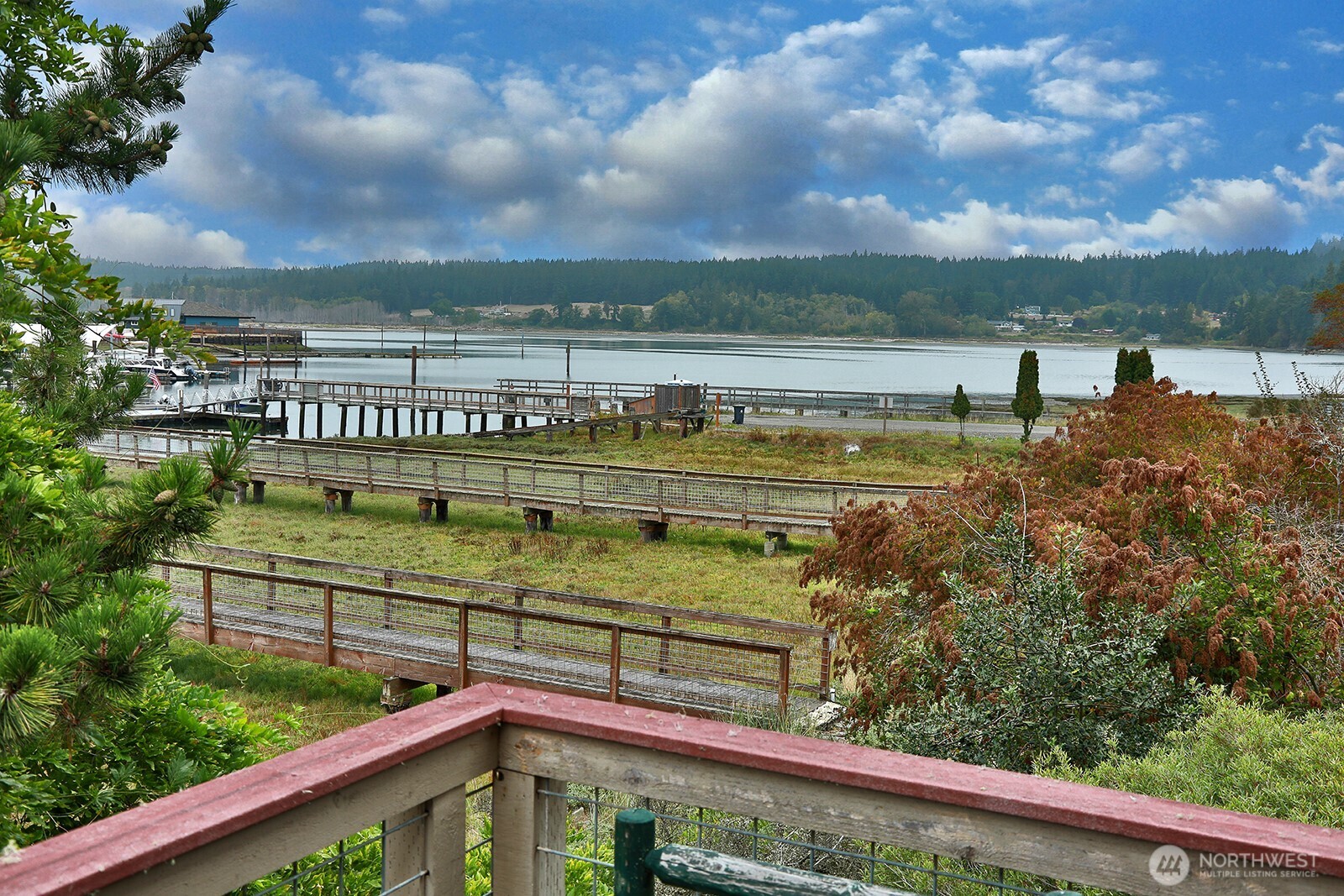 8122 Autumn Lane Clinton, WA 98236 - Photo 16 of 35 a view of a swimming pool with a lake view