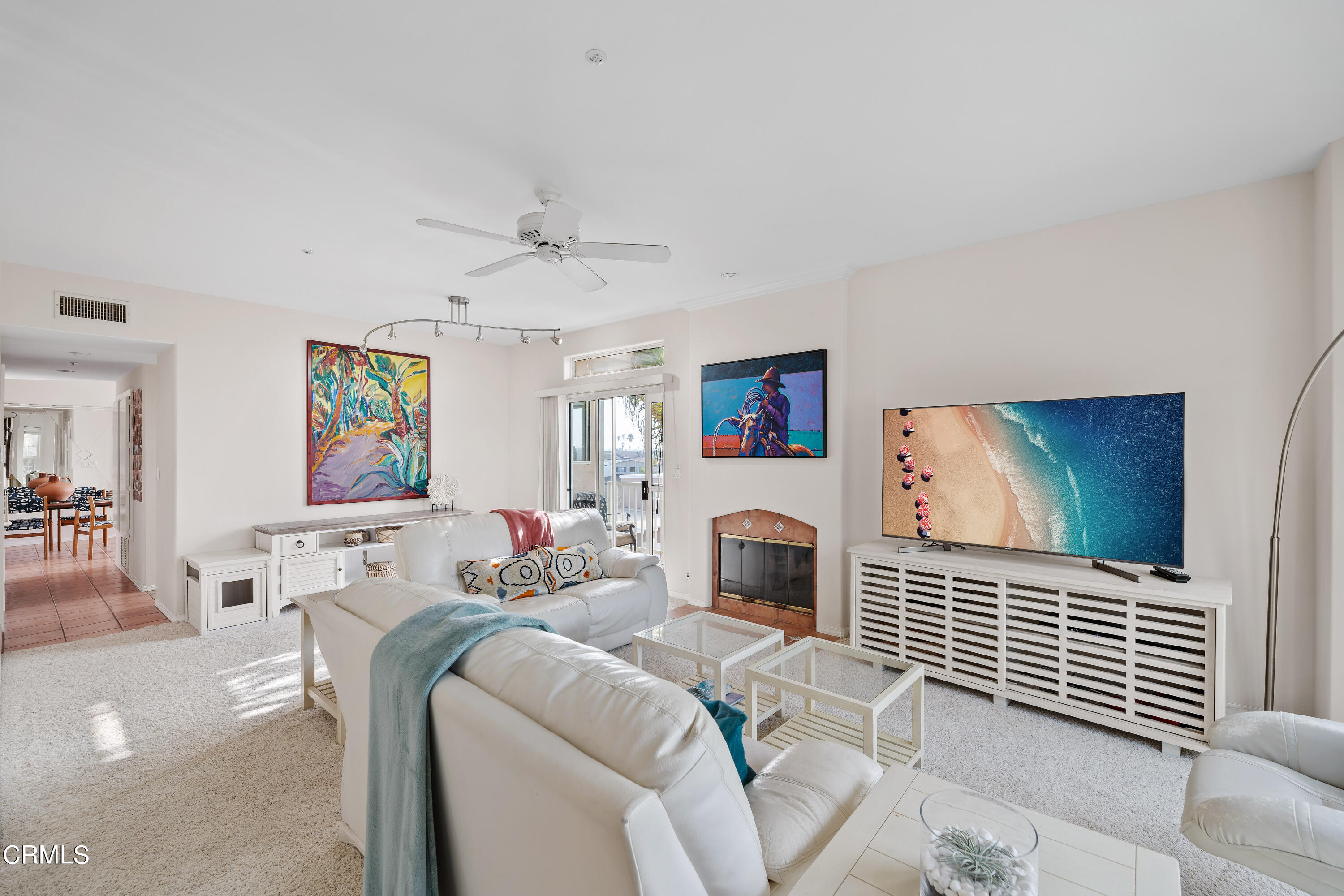 1316 Mandalay Beach Road Oxnard, CA 93035 - Photo 7 of 33 a bedroom with furniture and a flat screen tv