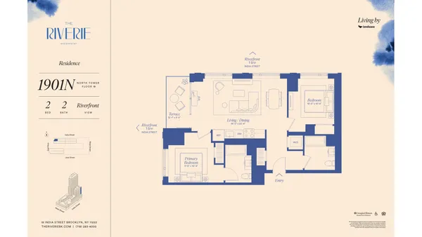 $8,200 | 18 India Street, Unit 1901N | Greenpoint